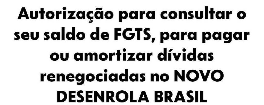 Desenrola: Caixa libera FGTS; veja passo a passo - 25/05/2026 - Economia